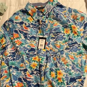 Crown and Ivy Hawaiian shirt brand new with tags
